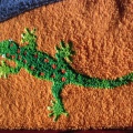 essuie-mains gecko